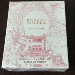 Badgley Mischka Chateau Vizcaya EXTRAIT Twist & Spray Travel Set of 3 Sealed Box